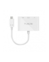 PURELINK IS270 PREMIUM ADAPTER USB-C NA HDMI, USB-C, USB-A - 0,10M (BIAŁY) - nr 2