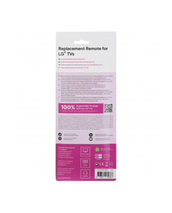 Pilot ONE FOR ALL URC4911 do telewizorów LG nr 1