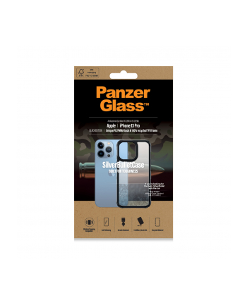 PanzerGlass Apple iPhone 13 Pro AntiBacterial Bulky ClearCase - Black