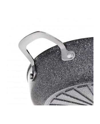 Patelnia BALLARINI Salina Granitium głęboka z 2 uchwytami granitowa 24 cm 75002-811-0 nr 1