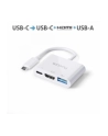 PURELINK IS270 PREMIUM ADAPTER USB-C NA HDMI, USB-C, USB-A - 0,10M (BIAŁY) - nr 1