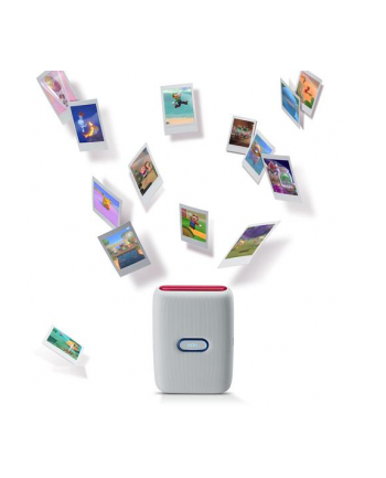 Fujifilm Instax mini Link Ash White + Pokemon Pikachu Silicone Case (16719756)