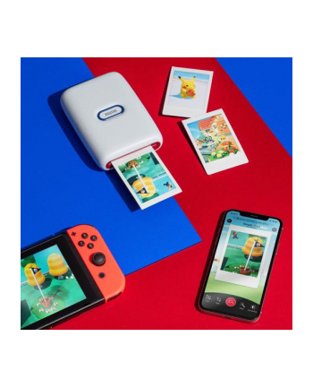 Fujifilm Instax mini Link Ash White + Pokemon Pikachu Silicone Case (16719756)