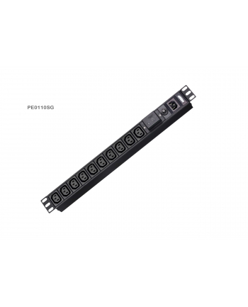 ATEN Basic 1U PDU with surge protection 10A (PE0110SGATG)