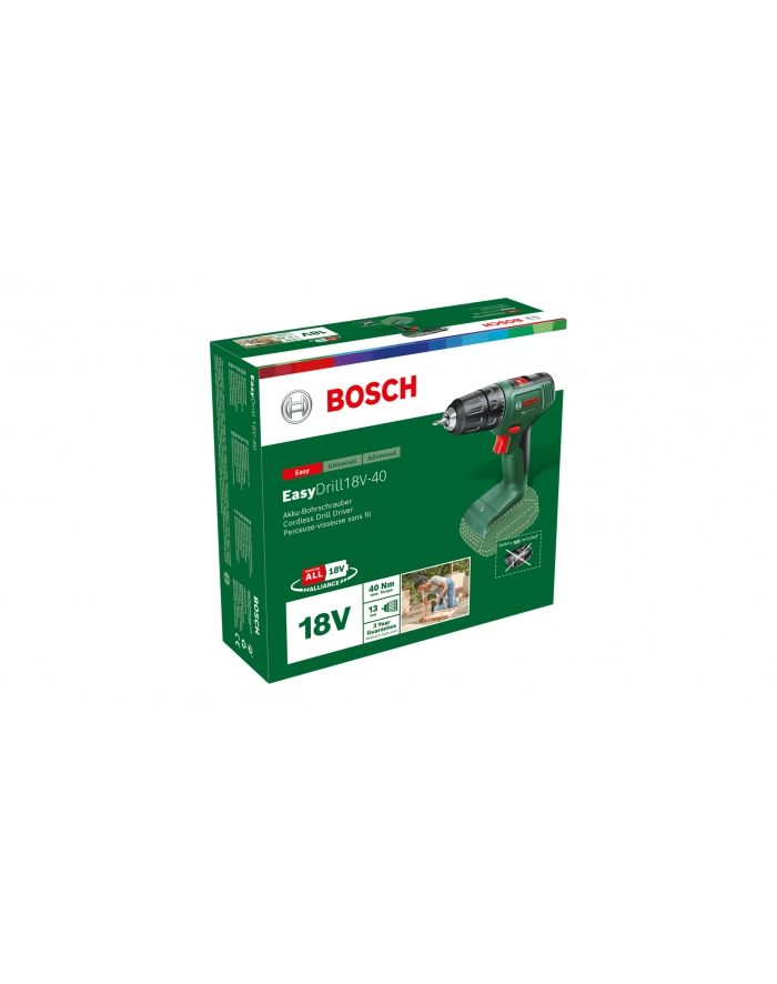 Bosch Easy Drill 18V-40 (wersja bez akumulatora i ładowarki) 06039D8000 główny