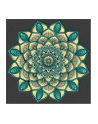 norimpex Mandala 7D Koło niebiesko seledynowe 30x30cm 1006552 - nr 1