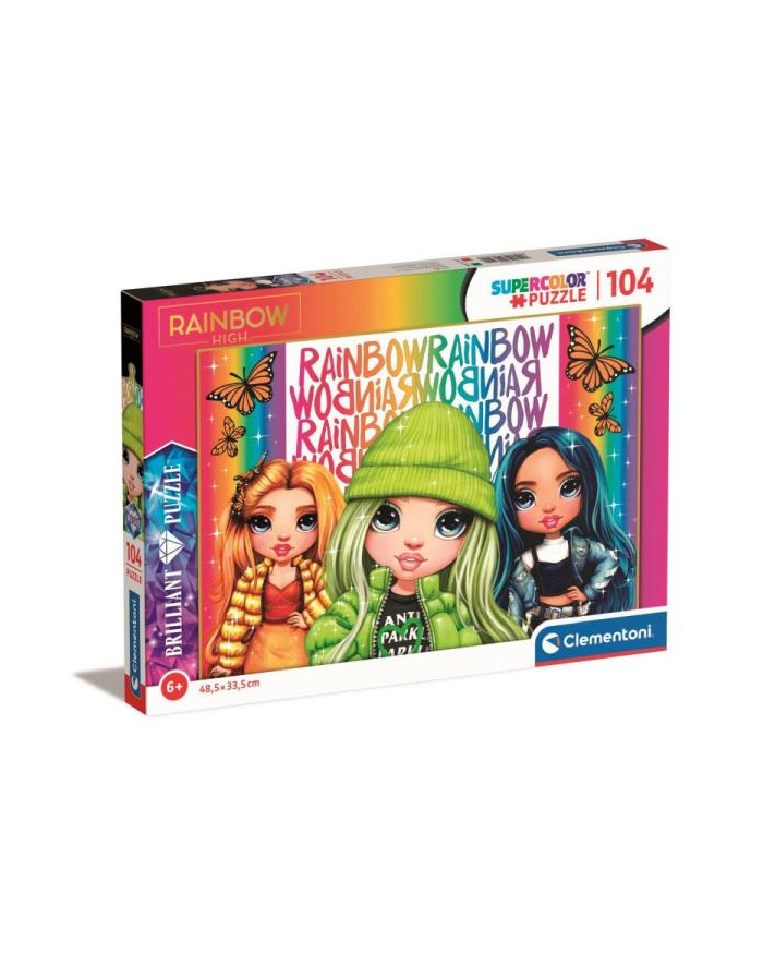 Clementoni Puzzle 104el Brilliant Rainbow High 20342 główny