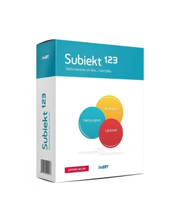 insert *Subiekt 123 (12M) box    S12312M nr 1