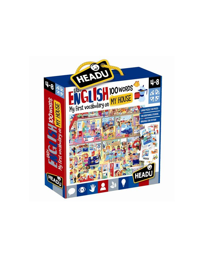 HEADU Easy English 100słów mój dom wiek 4-8 23158 główny