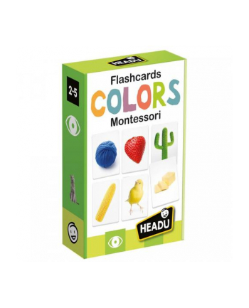 HEADU Montessori karty kolory wiek 2-5 27859
