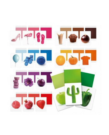 HEADU Montessori karty kolory wiek 2-5 27859
