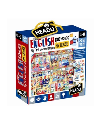 HEADU Easy English 100słów mój dom wiek 4-8 23158