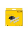 Delock Karta Pci Express X1 - 4X Sata Low Profile Form Factior (90010) - nr 12