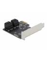 Delock Karta Pci Express X1 - 4X Sata Low Profile Form Factior (90010) - nr 13