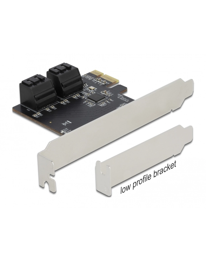 Delock Karta Pci Express X1 - 4X Sata Low Profile Form Factior (90010) główny