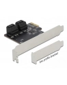 Delock Karta Pci Express X1 - 4X Sata Low Profile Form Factior (90010) - nr 18