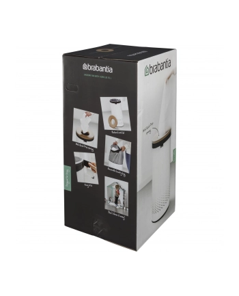Brabantia Kosz Na Bieliznę 35L Black Korek (120008) nr 1