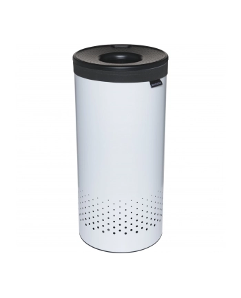 BRABANTIA - KOSZ NA BIELIZNĘ - SZARA POKRYWA Z TWORZYWA - 35L - BIAŁY - BIAŁY nr 2