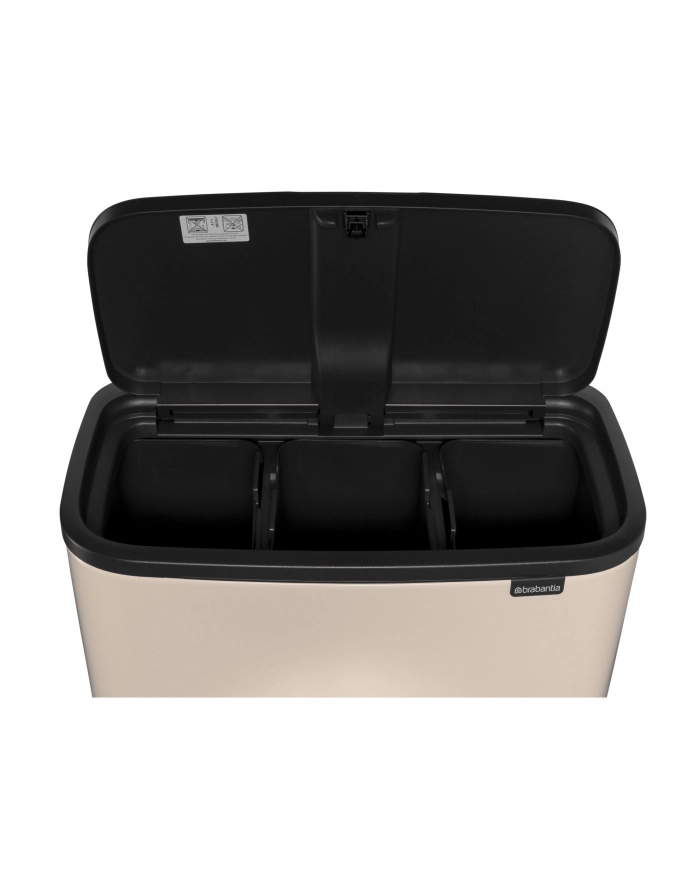 Brabantia Kosz Na Śmieci Bo Touch Bin 3X11L Jasnobeżowy (201608) główny