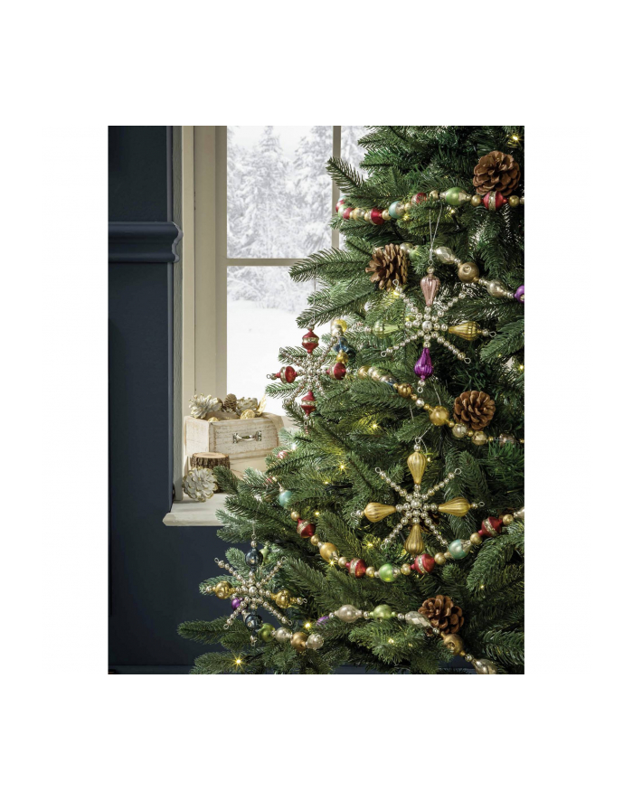 L´Oca Nera Christmas Tree Green H 210 Cm Incl. 370 Leds 8275458 główny