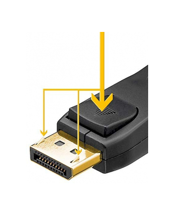 GOOBAY  CONNECTOR CABLE 1.2 DISPLAYPORT, 3 M  (49960)