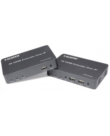 Premiumcord HDMI extender s USB na 150m over IP, bez zpoždění (PRC)