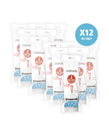 Brabantia Rozmiar J worki na śmieci 20szt 115585