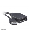 Akasa Adapter Av Hdmi - Displayport + Usb-A Czarny (AKCBHD2425BK) - nr 3