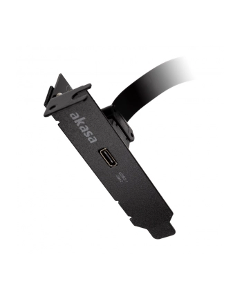 Akasa adapter MB , USB 3.1, PCI závorka s Type-C konektorem, profil 8cm, 50 cm (AKA) nr 1