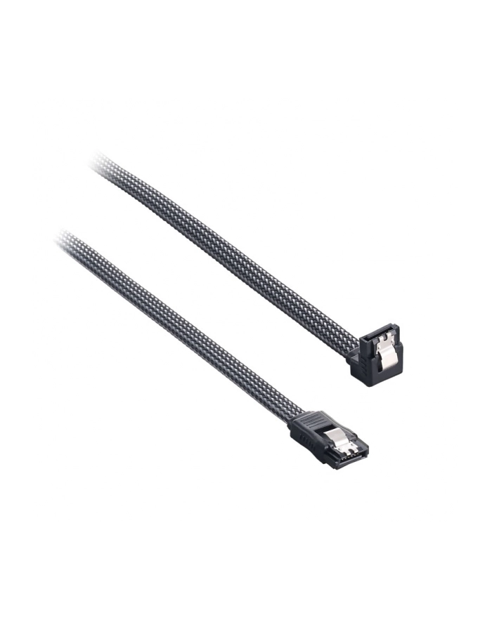 CableMod ModMesh Kątowy kabel SATA 3 30cm - węgiel główny
