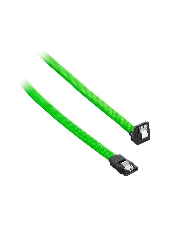 CableMod ModMesh Kątowy kabel SATA 3 30cm - jasnozielony główny