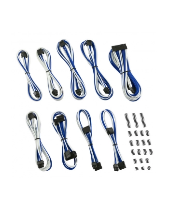 CableMod Classic ModMesh C-Series Corsair Zestaw kabli AXi, HXi i RM - biały / niebieski nr 2