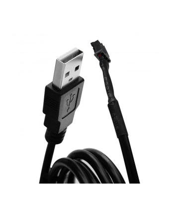 EK WATER BLOCKS  USB ZEW. - USB WEW., 1M, CZARNY (3831109818800)  (3831109818800) nr 2