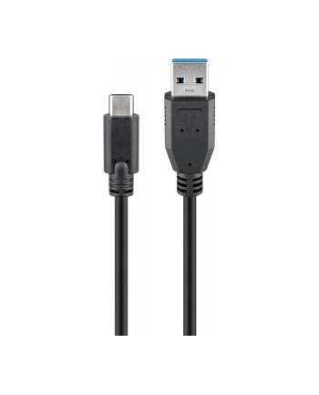 Goobay Kabel USB 3.0,USB 3.1 USB A wtyk, USB C wtyk 1m czarny (67890) nr 1