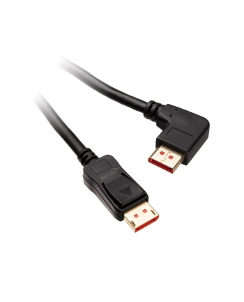 INLINE KABEL 8K (UHD-2) DISPLAYPORT KABEL, LINKS GEWINKELT, CZARNY - 1M (17151L)  (17151L) nr 2