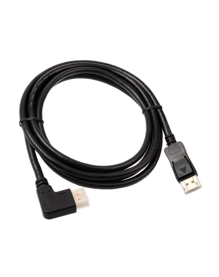INLINE KABEL 8K (UHD-2) DISPLAYPORT KABEL, RECHTS GEWINKELT, CZARNY - 2M (17152R)  (17152R) główny