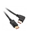 INLINE INLINE KABEL 8K (UHD-2) DISPLAYPORT KABEL, LINKS GEWINKELT, SCHWARZ - 3M (17153L)  (17153L) - nr 1
