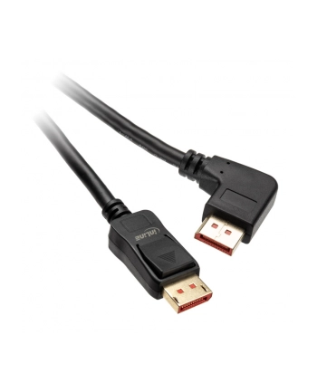INLINE INLINE KABEL 8K (UHD-2) DISPLAYPORT KABEL, LINKS GEWINKELT, SCHWARZ - 3M (17153L)  (17153L)