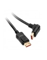 INLINE KABEL 8K (UHD-2) DISPLAYPORT KABEL, NACH OBEN GEWINKELT, CZARNY - 3M (17153O)  (17153O) - nr 1