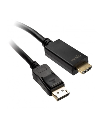 InLine Kabel InLine InLine Kabel adapter HDMI - DP (DisplayPort) z konwerterem - obługa 4K/60Hz - czarny - 3m (17183I) nr 2