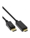 InLine Kabel InLine InLine Kabel adapter HDMI - DP (DisplayPort) z konwerterem - obługa 4K/60Hz - czarny - 3m (17183I) - nr 4