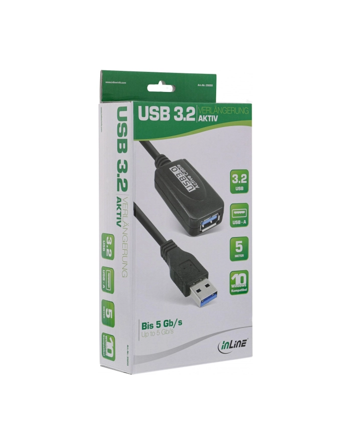 InLine 35650 (35650) USB-A/USB-A 5m USB-A 3.2 główny