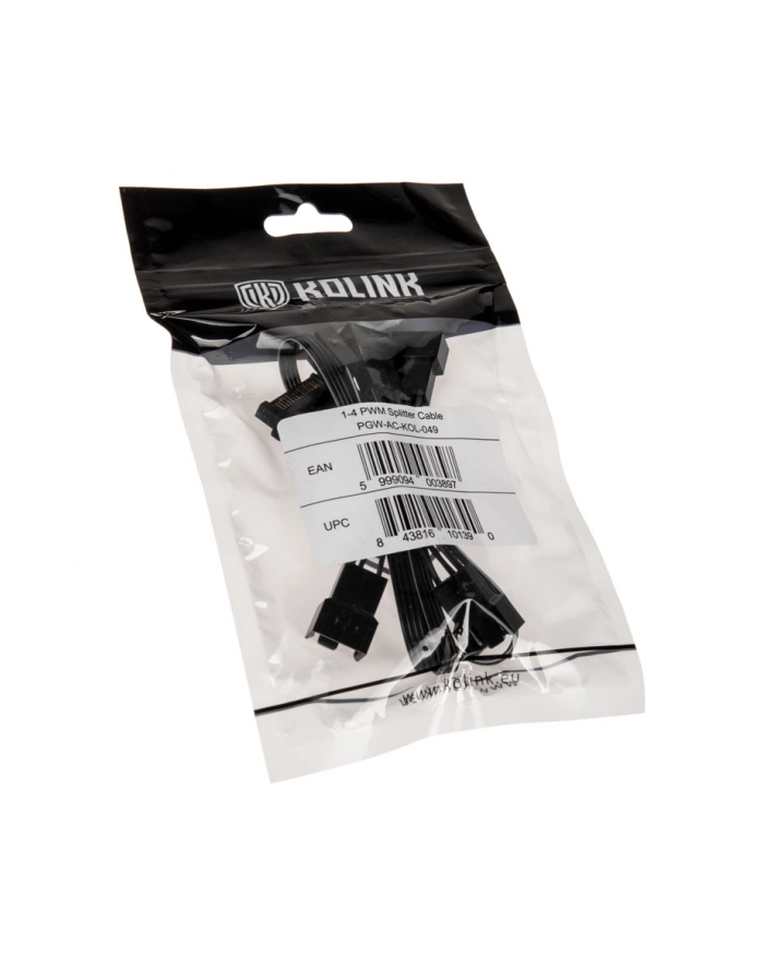 KOLINK   1-4 PWM LÜFTER SPLITTERKABEL - 35 CM (PGWACKOL049)  (PGWACKOL049) główny