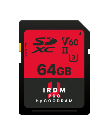 IRDM by GOODRAM 64GB CARD UHS II V60 (IRP-S6B0-0640R12)