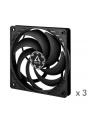 Wentylator Arctic P12 SLIM PWM PST Czarny 120mm, zestaw 3szt (ACFAN00275A) - nr 17