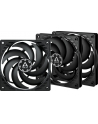 Wentylator Arctic P12 SLIM PWM PST Czarny 120mm, zestaw 3szt (ACFAN00275A) - nr 22