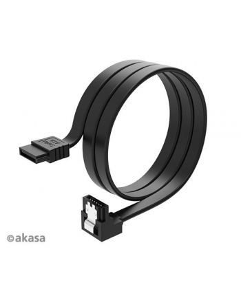 AKASA   SATA-KABEL 6 GB/S, GEWINKELT, 50 CM  (AKCBSA0905BK)