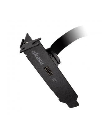 Akasa adapter MB , USB 3.1, PCI závorka s Type-C konektorem, profil 8cm, 50 cm (AKA) nr 1