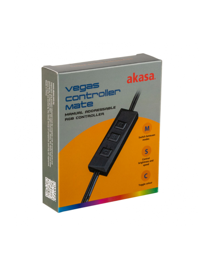 Akasa Vegas Controller Mate, 3-Pin aRGB controller cable (AKA) główny