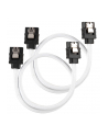 Corsair Kabel Premium z rękawem SATA biały 30 cm - 2 sztuki - nr 2